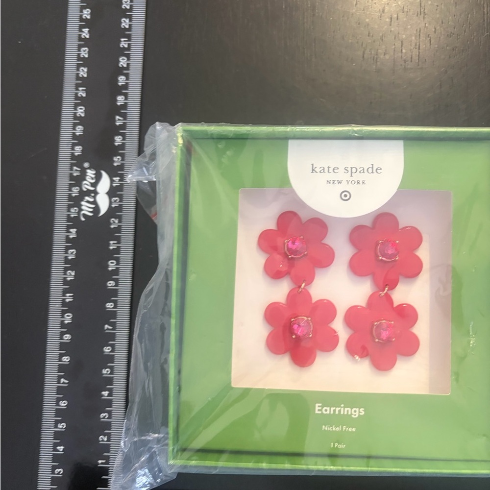 Kate Spade for Target pink Floral Earrings